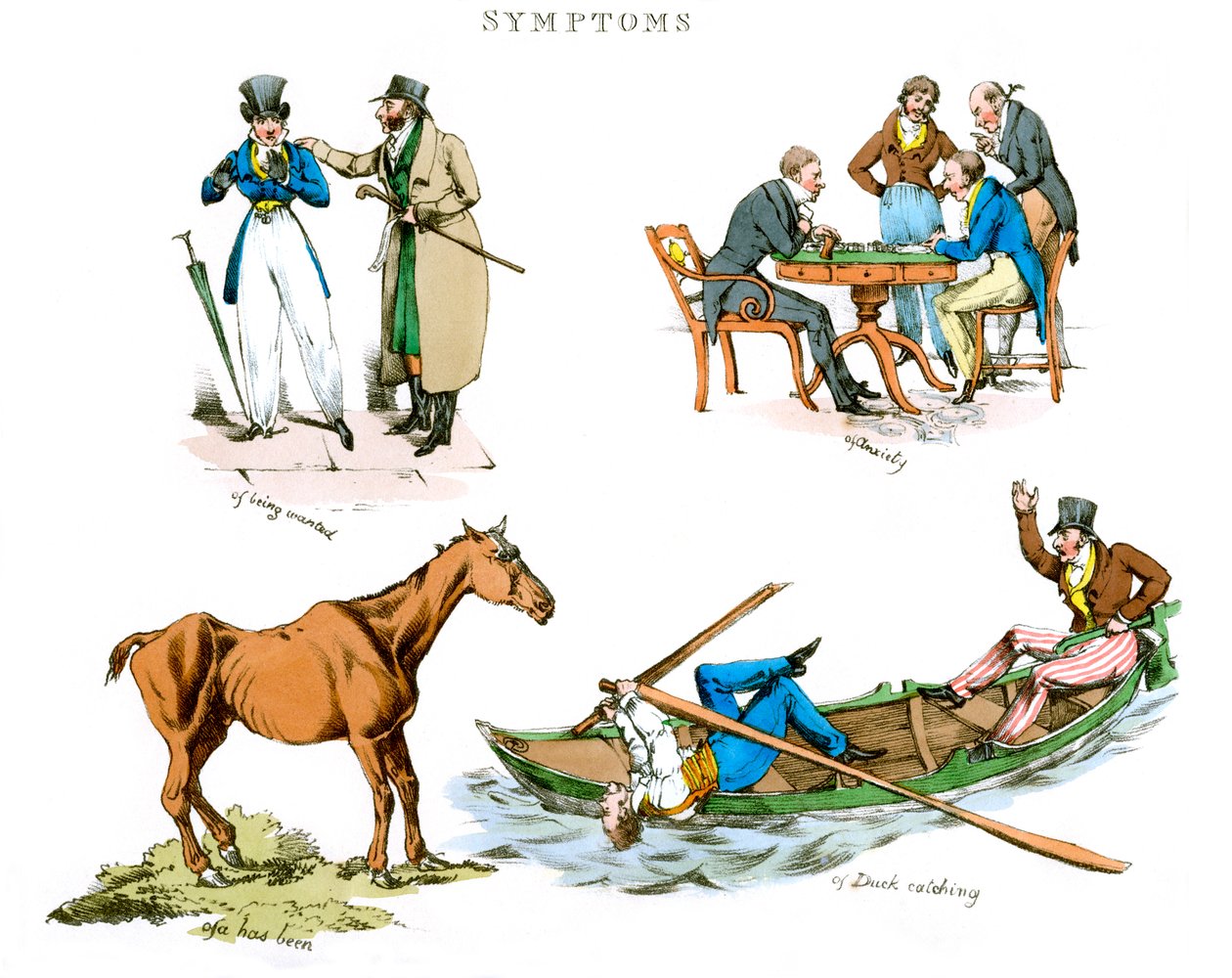 Symptome des Amüsiertseins, 1822 von Henry Thomas Alken