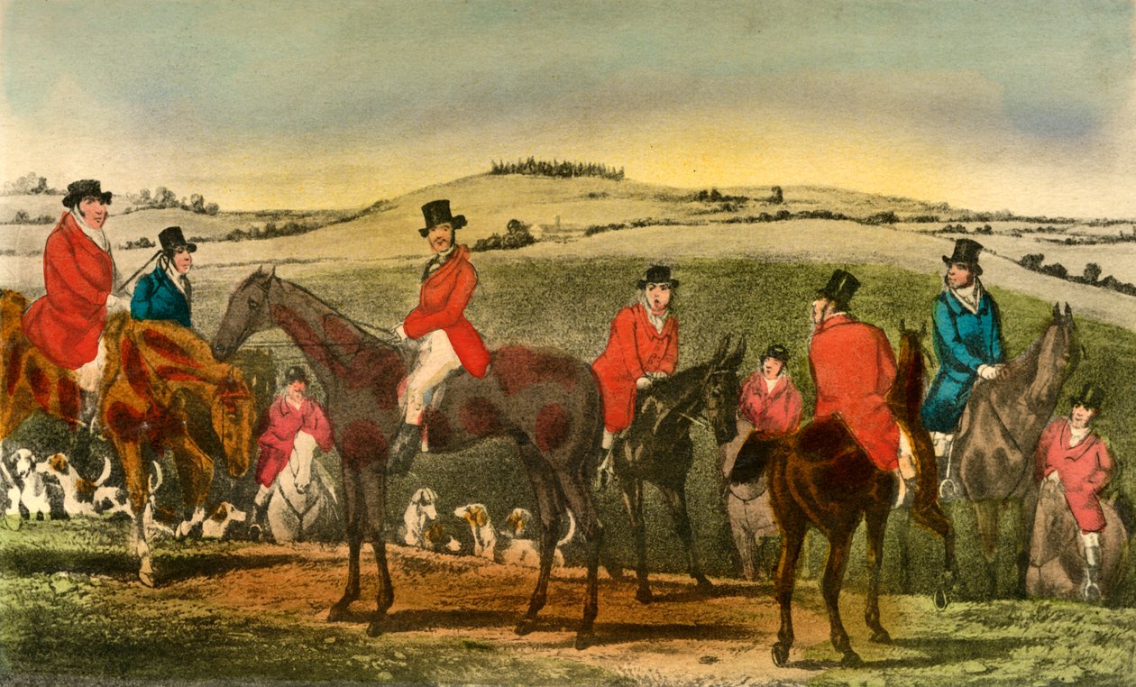 Das Erscheinen von Swell erstaunt die Surrey-Jagd, 1838 von Henry Thomas Alken