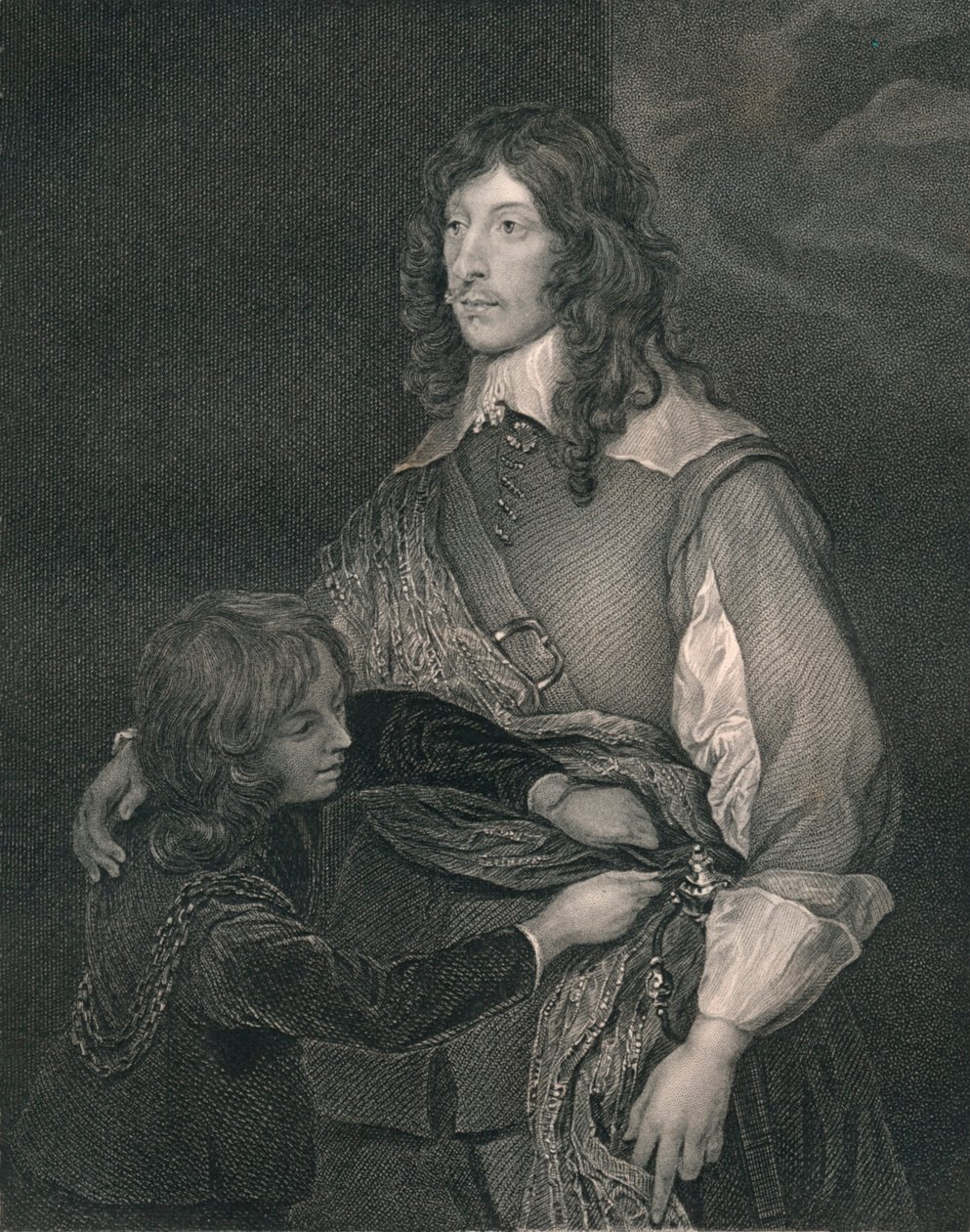 George, Lord Goring, frühes bis mittleres 19. Jahrhundert von Henry Thomas Ryall