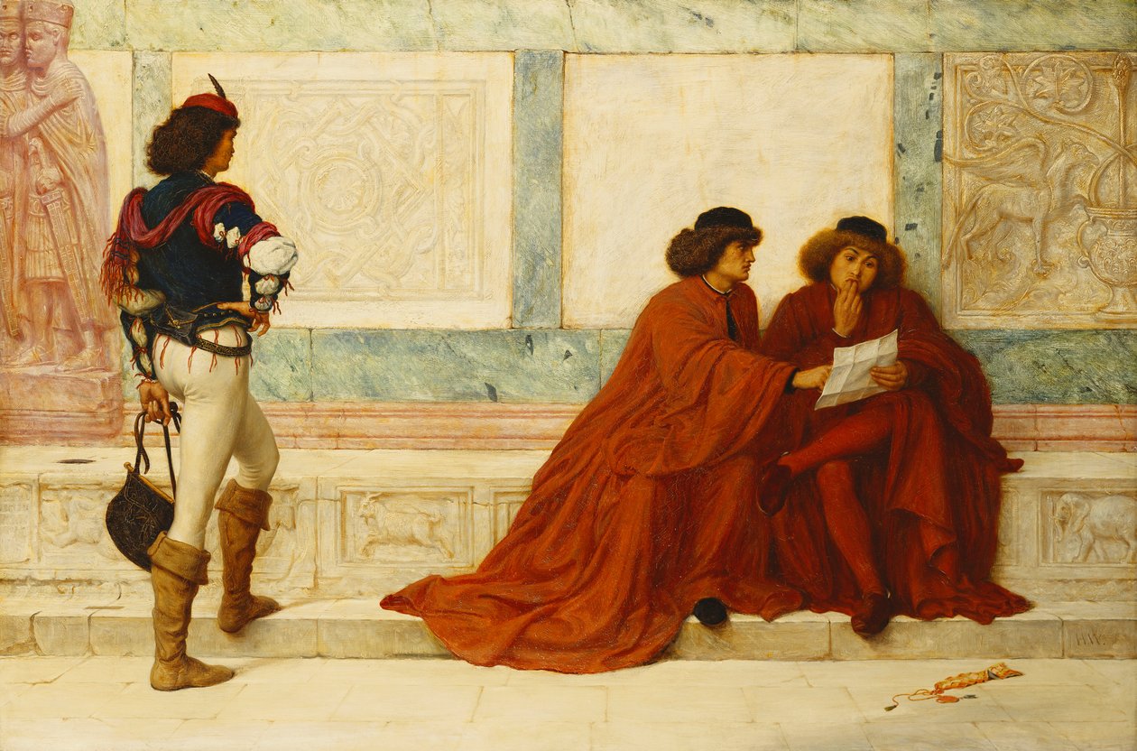 Eine Depesche aus Trezibond von Henry Wallis