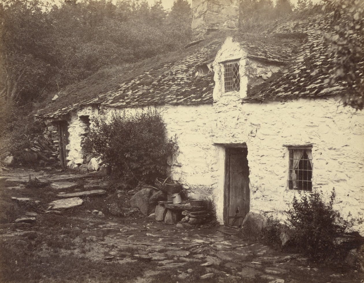 Hütte in Pentre, Wales von Henry White