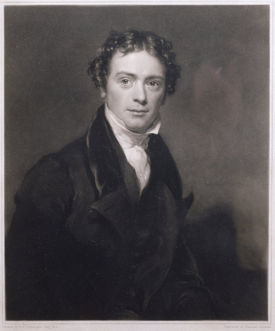 Porträt von Michael Faraday, graviert von Samuel Cousins, 1830 von Henry William Pickersgill
