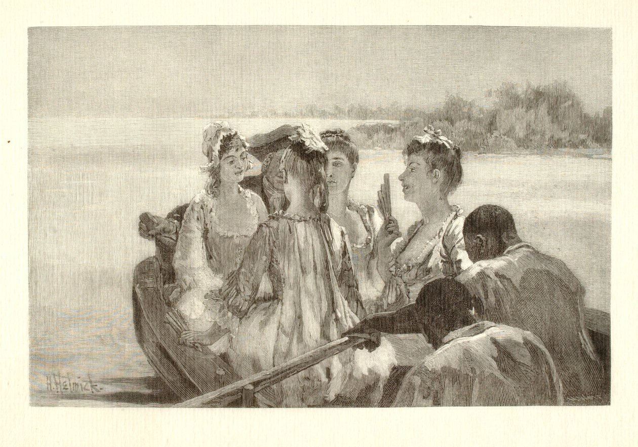 Eine Besuchsgruppe von Henry Wolf