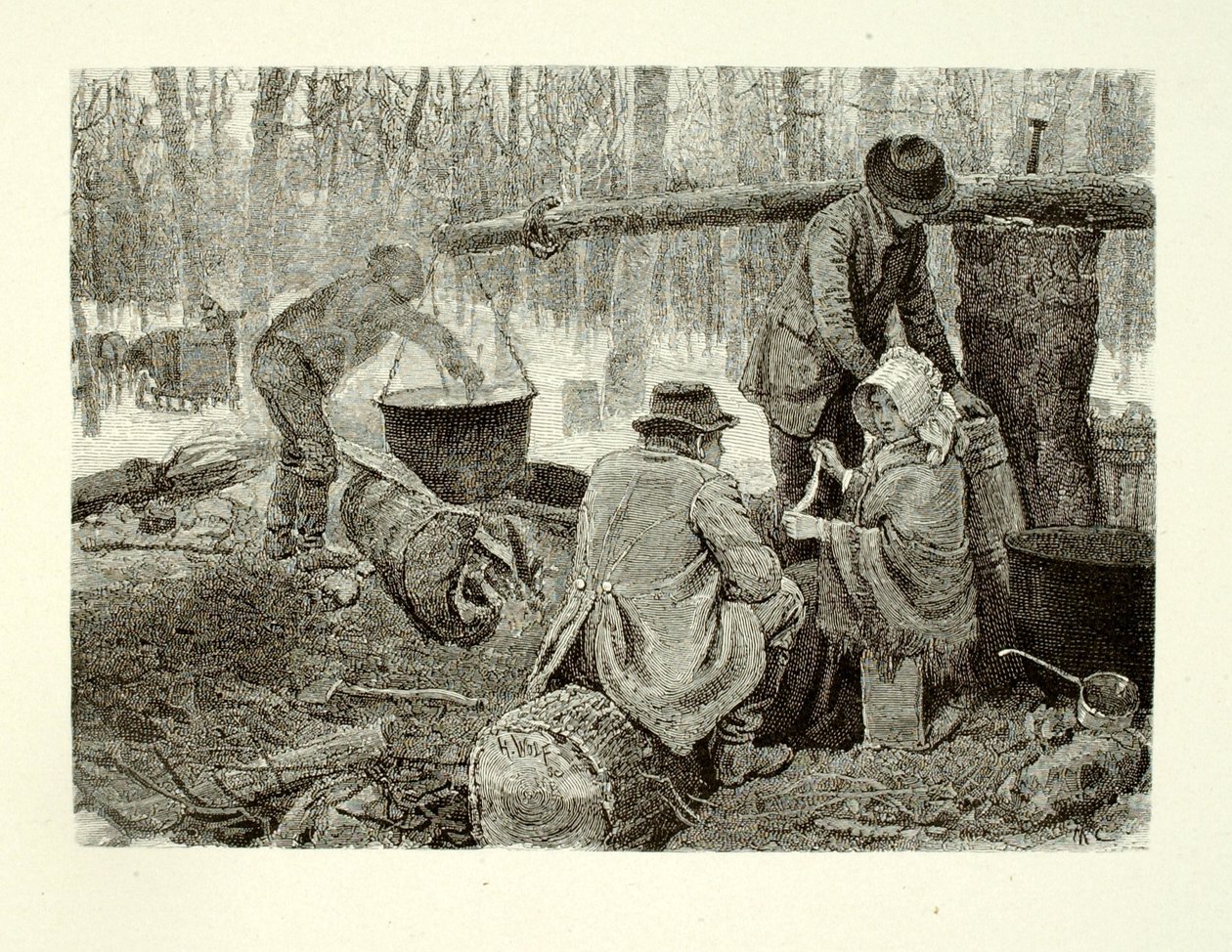 Ein Lageressen kochen von Henry Wolf