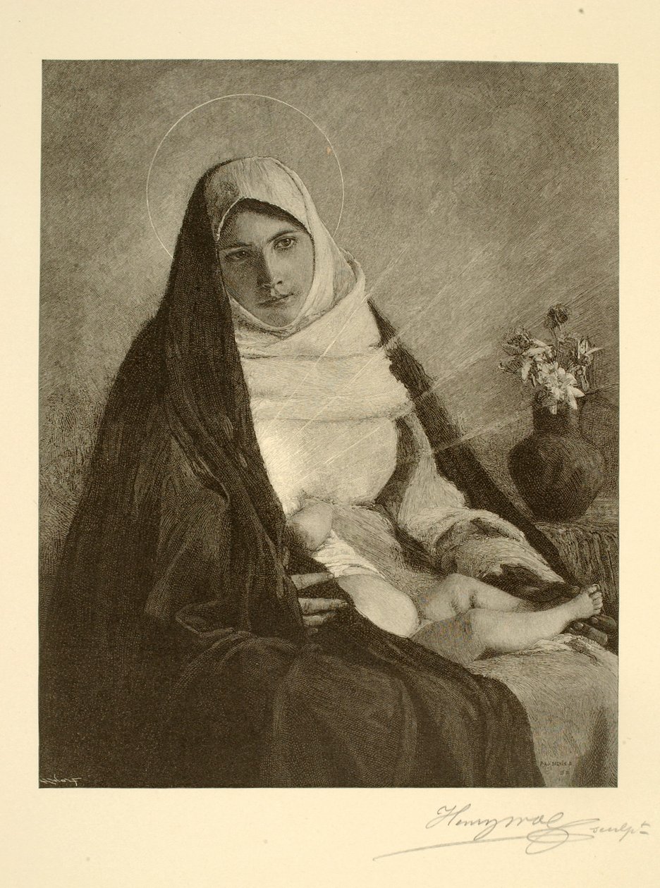Die Madonna der Rose von Henry Wolf