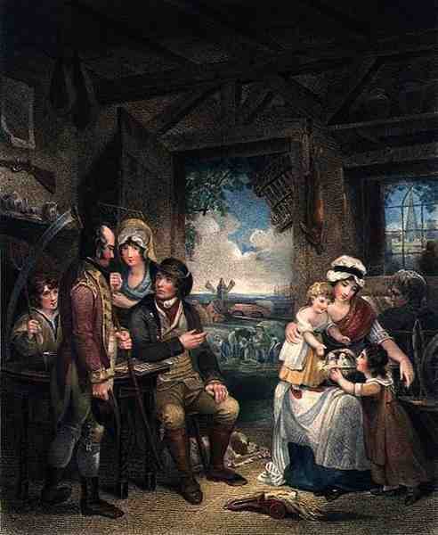 Frieden, graviert von John Whessell, veröffentlicht von T. Simpson und Darling & Thompson, 1798 (Punktstich) von Henry (after) Singleton