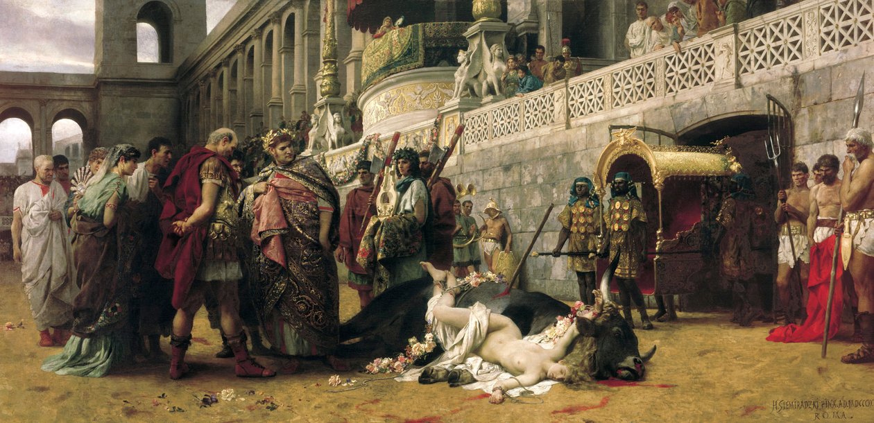 Eine christliche Dirce von Henryk Siemiradzki