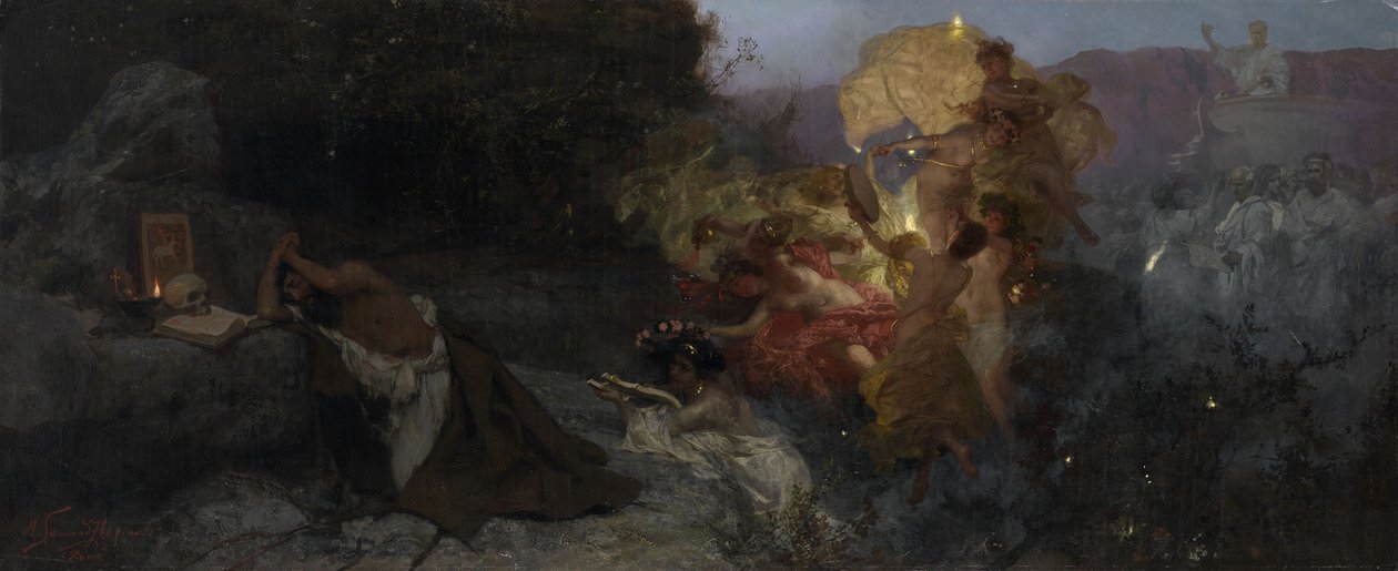 Die Versuchung des Heiligen Hieronymus von Henryk Siemiradzki
