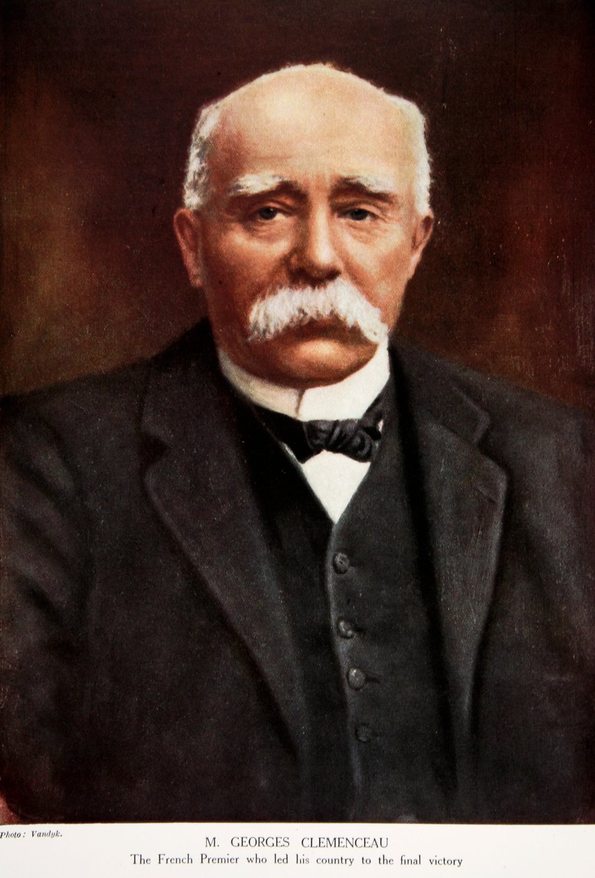M. Georges Clemenceau, 1914-19 von Herbert Vandyk