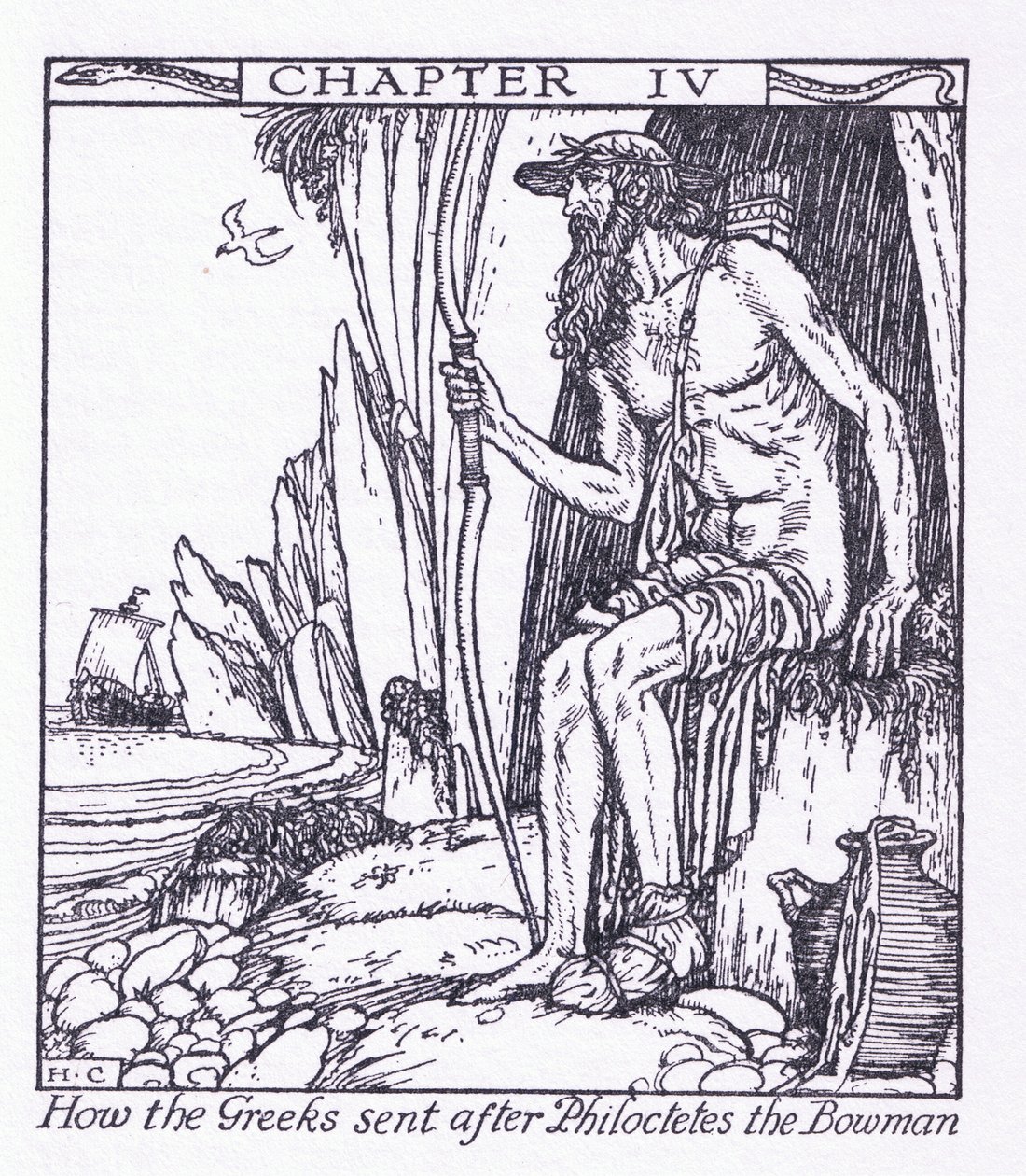 Wie die Griechen nach Philoctetes dem Bogenschützen schickten von Herbert Cole