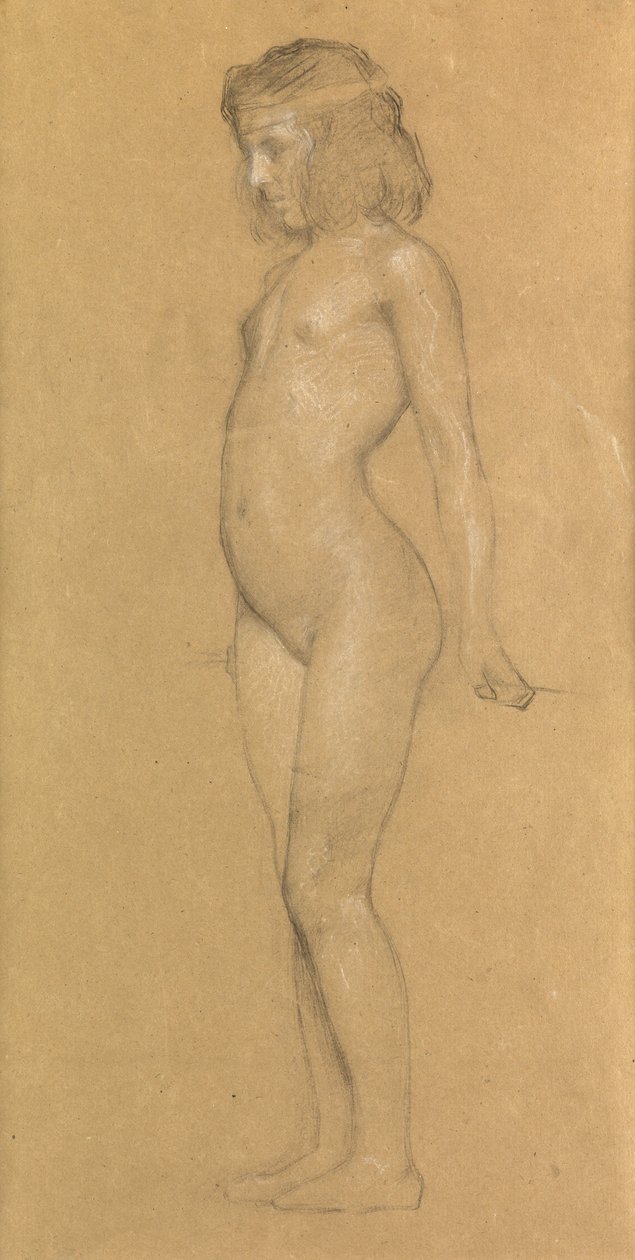 Studie für "Die nachziehenden Wolken des Ruhms", 1898 von Herbert James Draper
