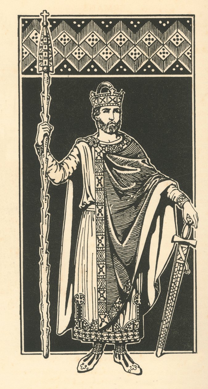 Der Kaiser Heinrich II., der Heilige 1002-1024, 1924 von Herbert Norris