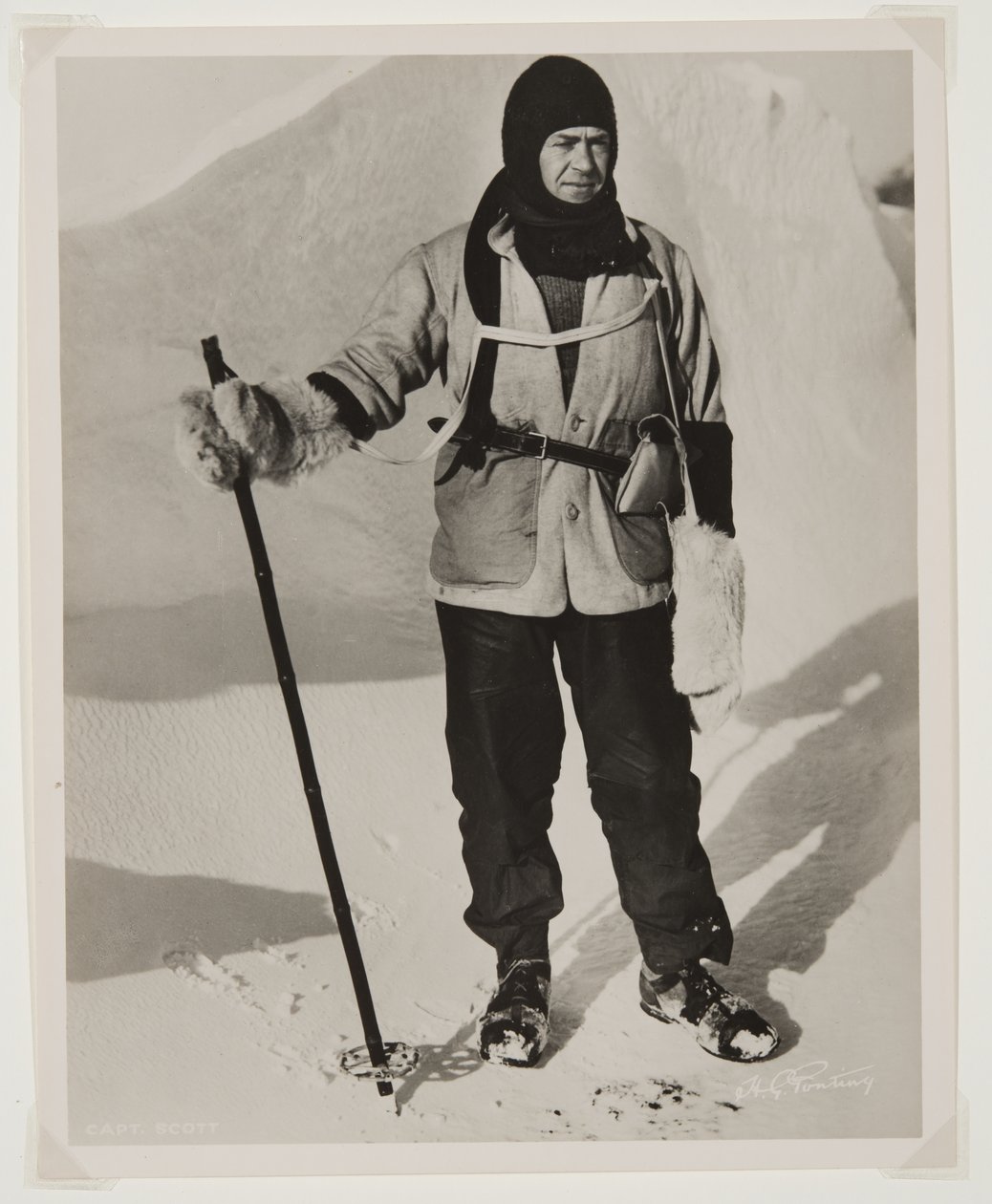 Kapitän Scott (1868-1912) während der Terra Nova Expedition (1910-13) zum Südpol von Herbert Ponting