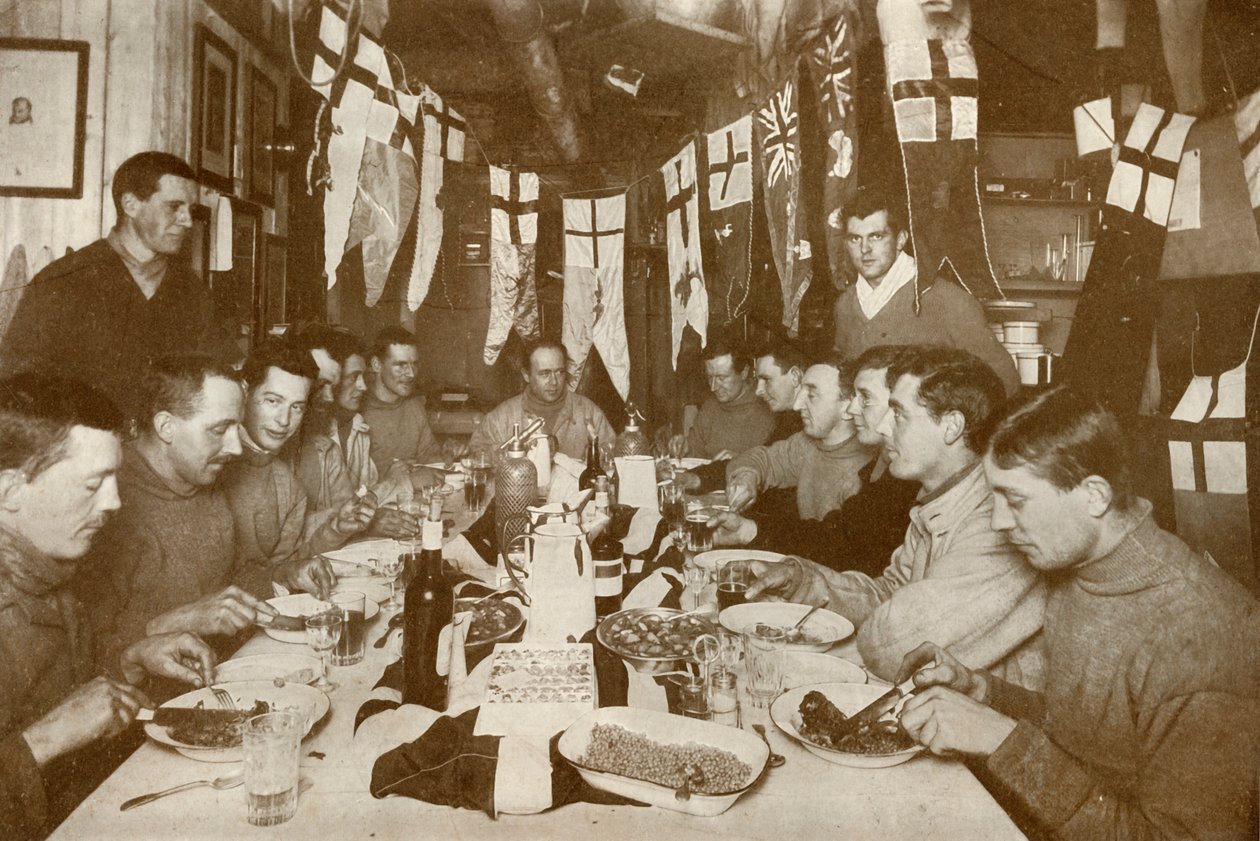 Kapitän Scotts letzter Geburtstagsabend, 6. Juni 1911, 1913 von Herbert Ponting