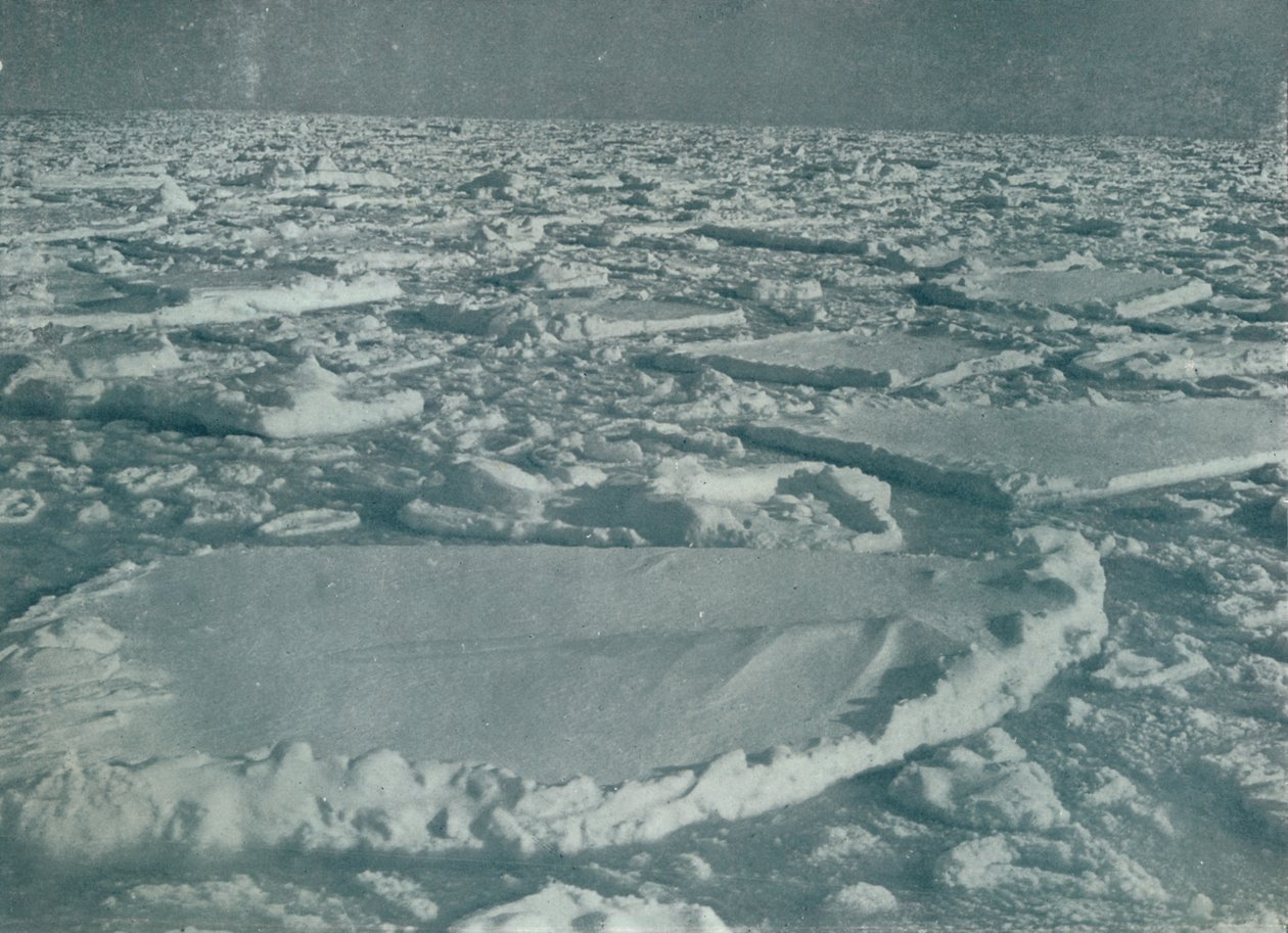 Schweres Pack, in dem das Schiff aufgehalten wurde, 1912, 1913 von Herbert Ponting