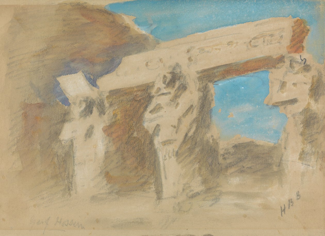Tempel von Gerf Hussein von Hercules Brabazon Brabazon