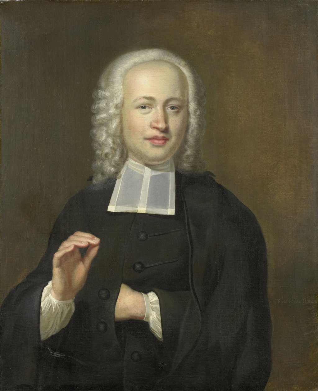 Justus Tjeenk, einer der Gründer der Zeeuws Genootschap (Zeeland Gesellschaft), Pfarrer in Vlissingen von Herman Frederik van Hengel