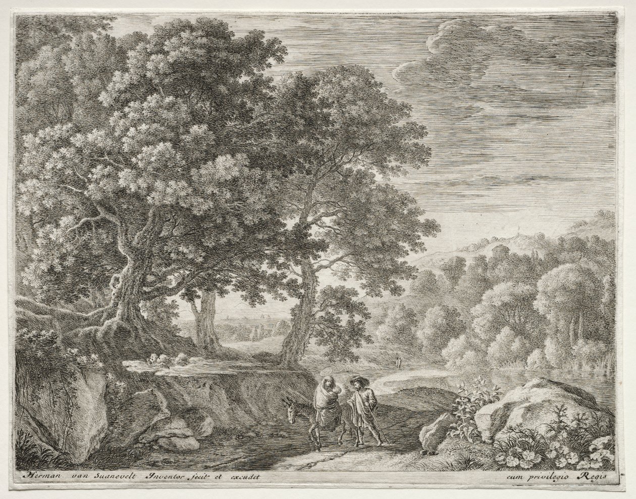 Die kleinen Engel auf dem Hügel von Herman van Swanevelt