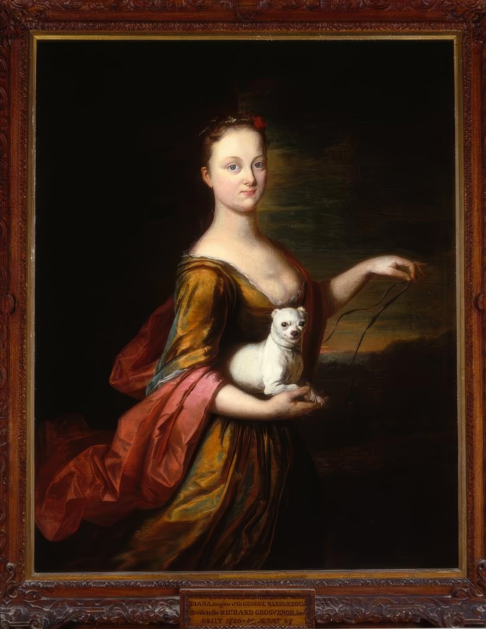 Bildnis Diana Warburton, Lady Grosvenor von Herman van der Mijn