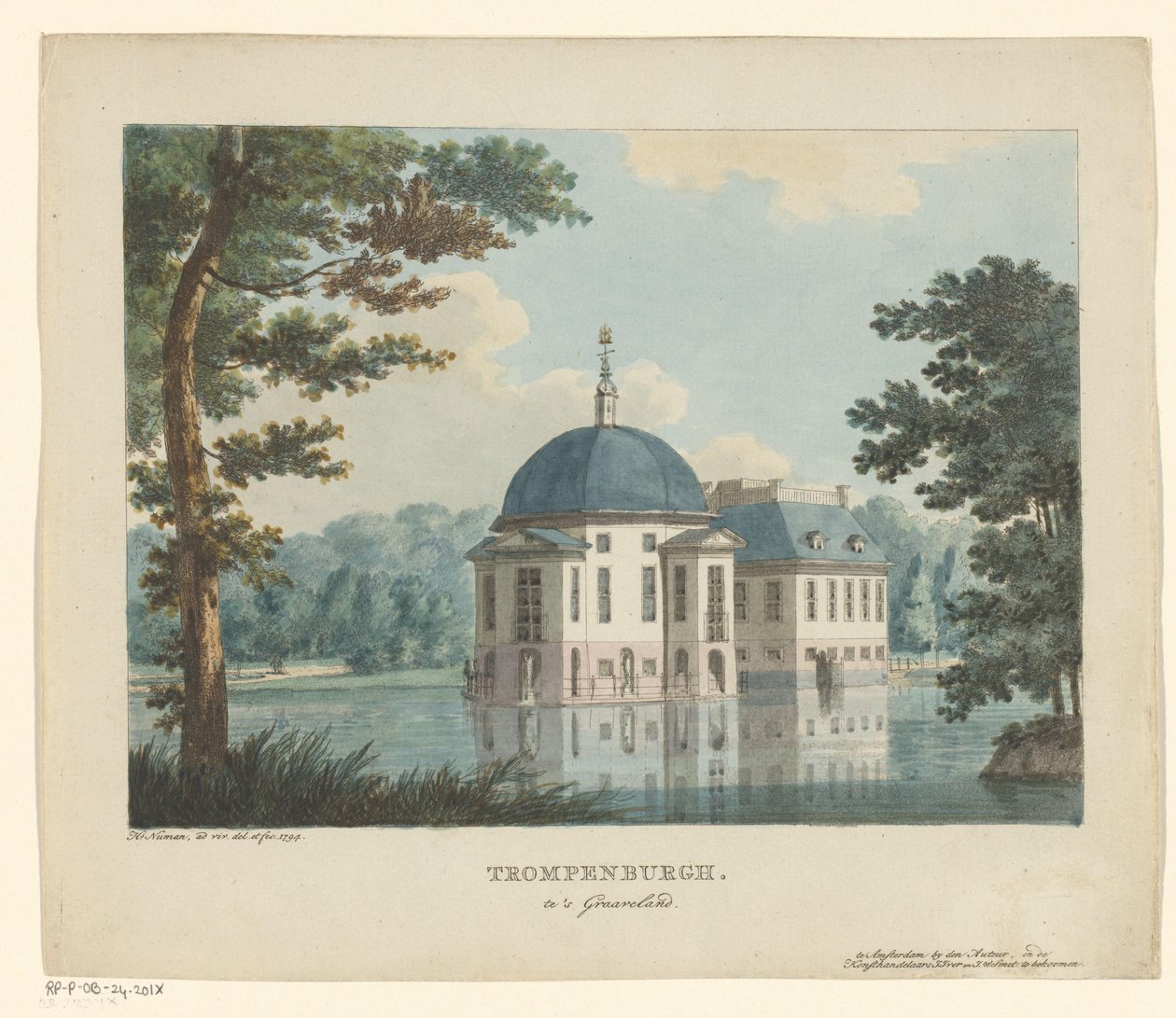 Buitenplaats Trompenburg von Hermanus Numan