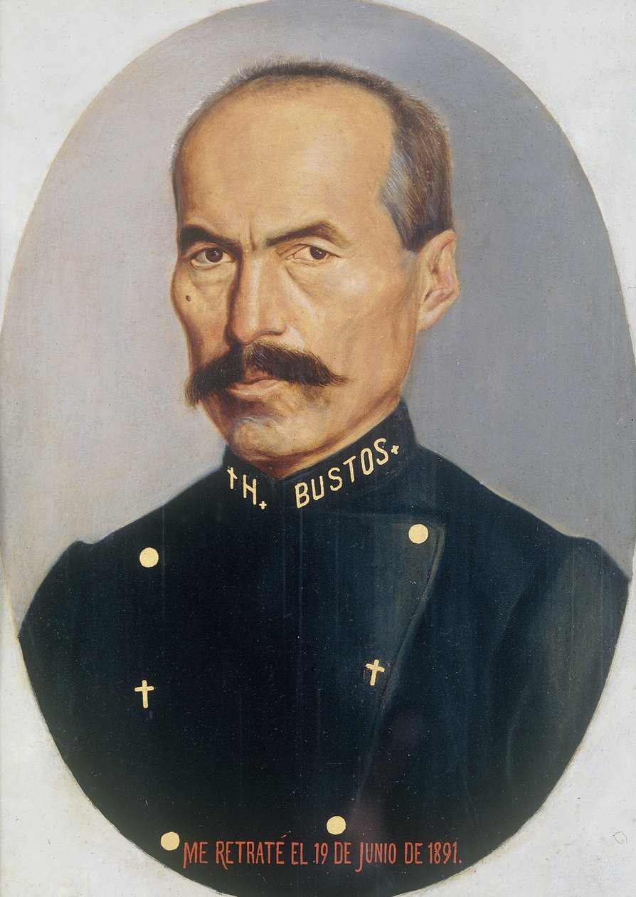 Selbstporträt von Hermenegildo Bustos