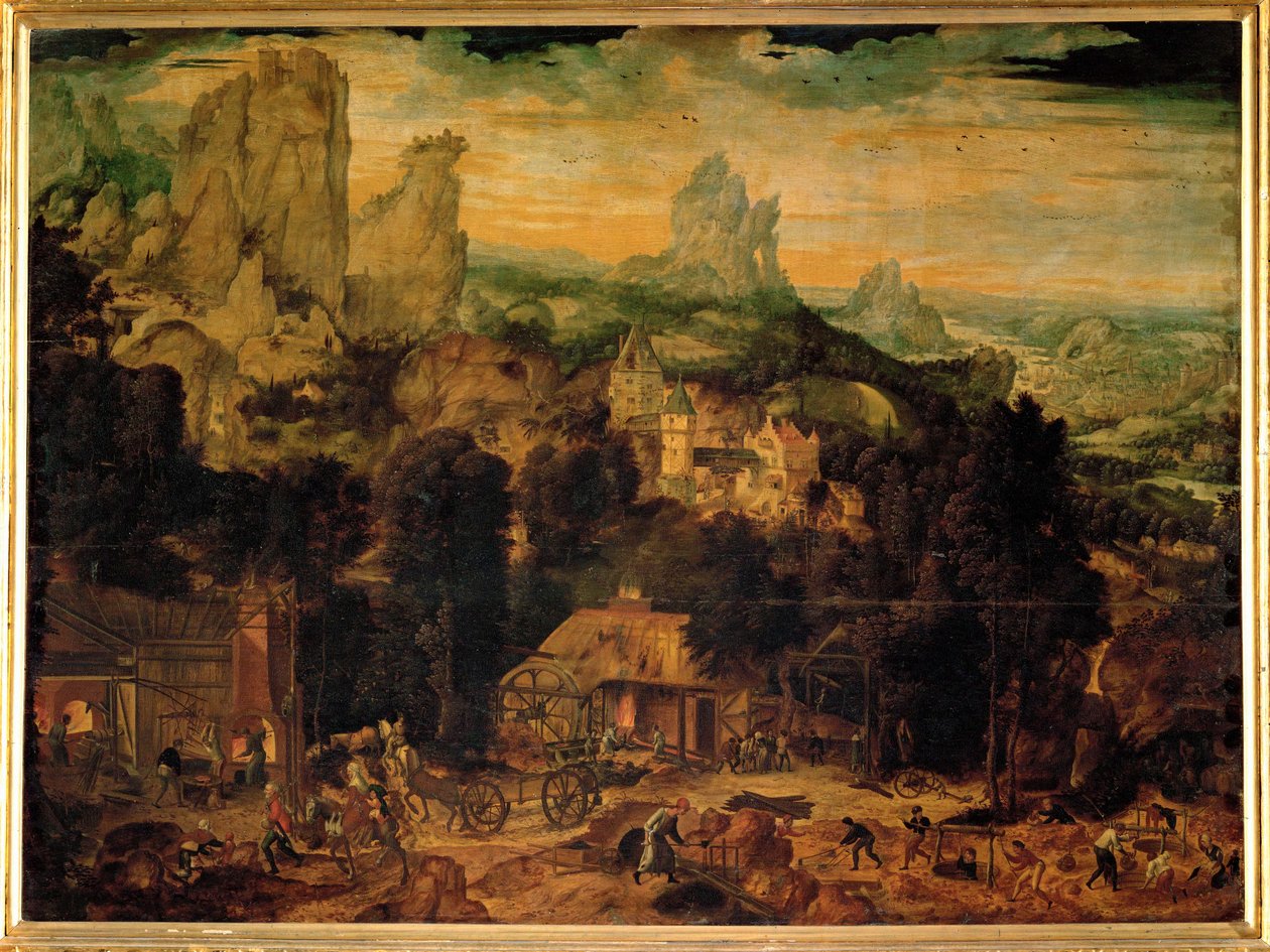 Kupfermine von Herri met de (c.1510-p.1550) Bles