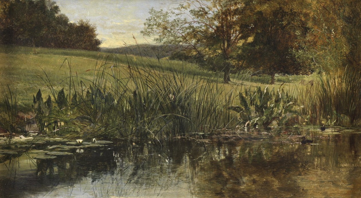 Am Flussufer, 1869 von Heywood Hardy