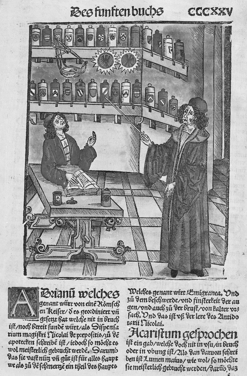 Apotheke, aus 