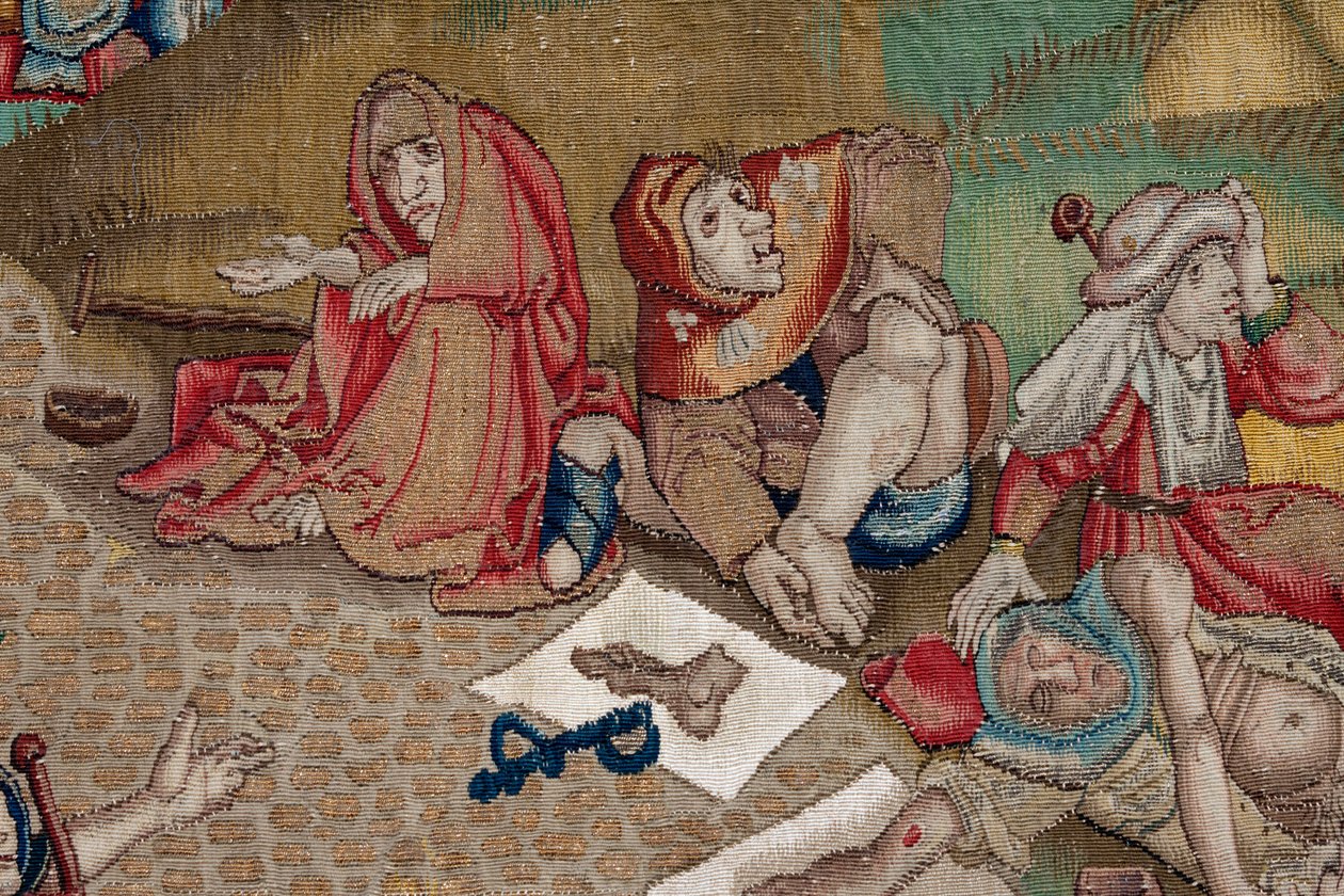 Wandteppich inspiriert von der Arbeit von Hieronymus Bosch, ca. 1560 von Hieronymus (after) Bosch