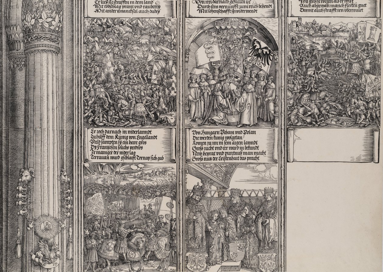 Maximilians Bündnis mit Heinrich VIII, die Doppelhochzeit in Wien, der Feldzug in Gelderland von Hieronymus Andreae