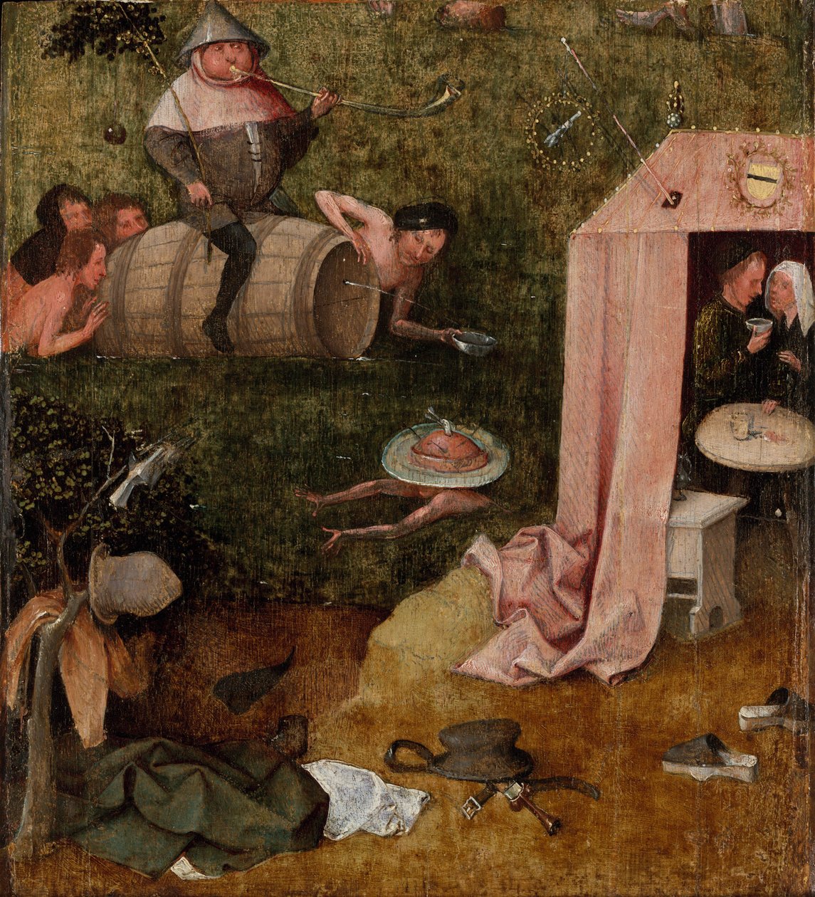 Eine Allegorie der Unmäßigkeit von Hieronymus Bosch