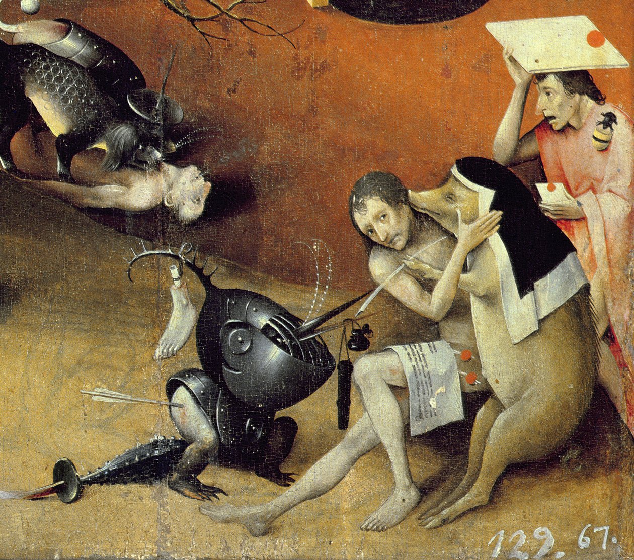 Der Garten der Lüste, ca. 1500 (Detail) von Hieronymus Bosch
