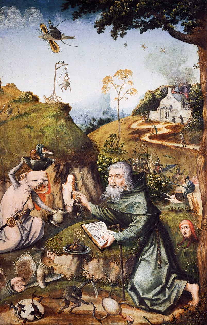 Die Versuchung des heiligen Antonius von Hieronymus Bosch von Hieronymus Bosch
