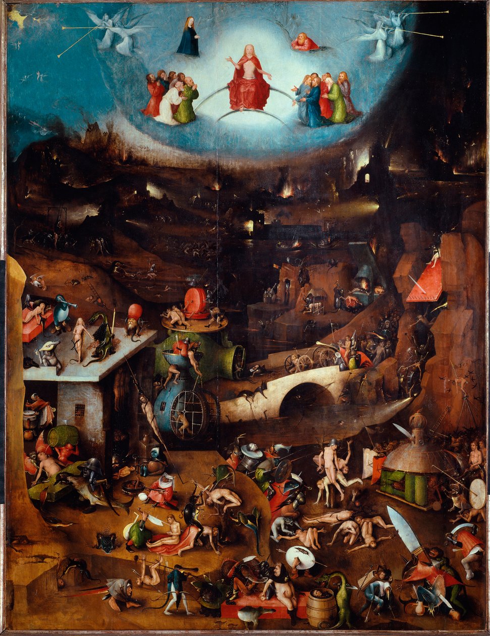 Triptychon des Jüngsten Gerichts, zentrale Tafel von Hieronymus Bosch