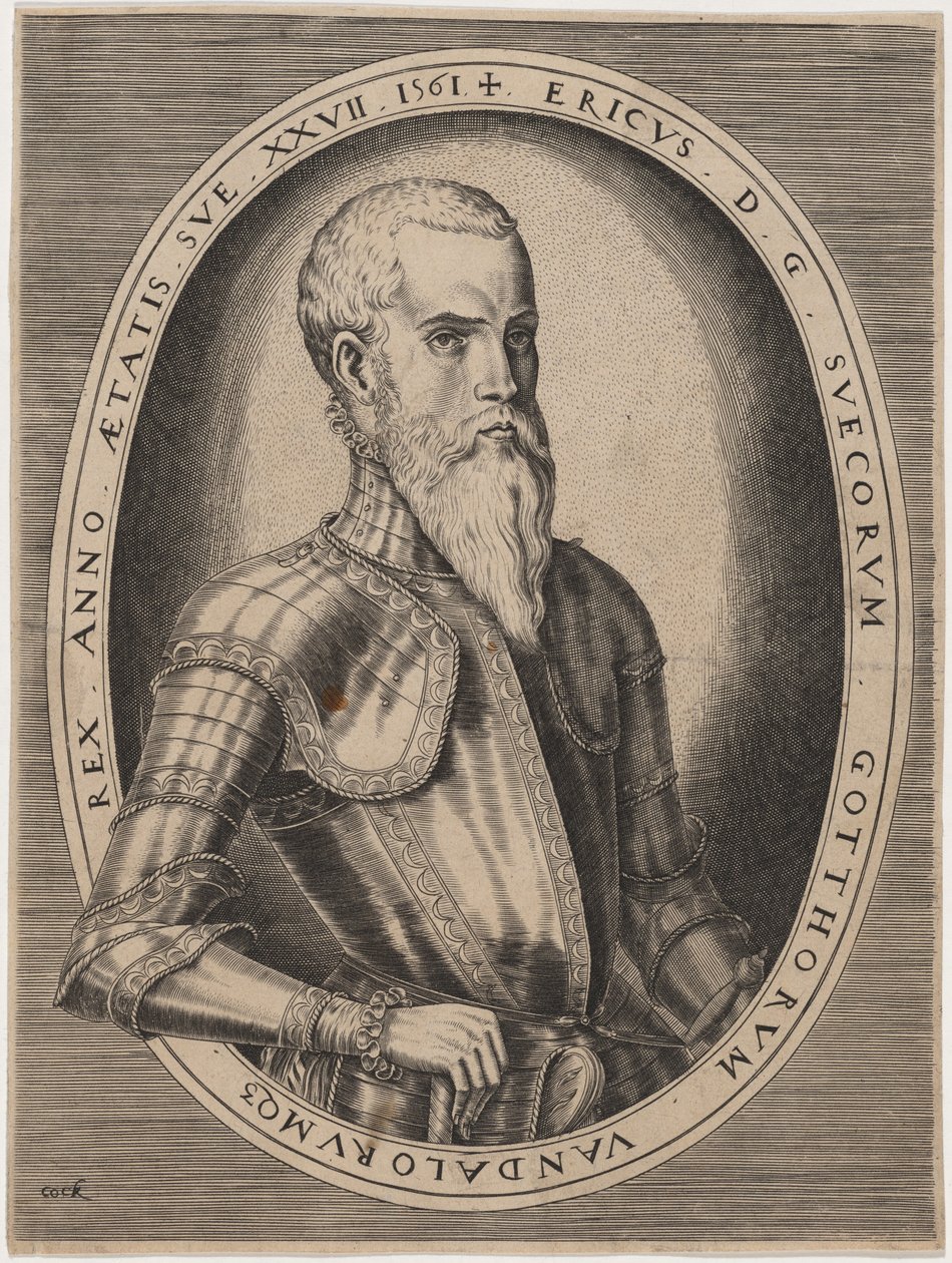 Eric XIV., König von Schweden von Hieronymus Cock