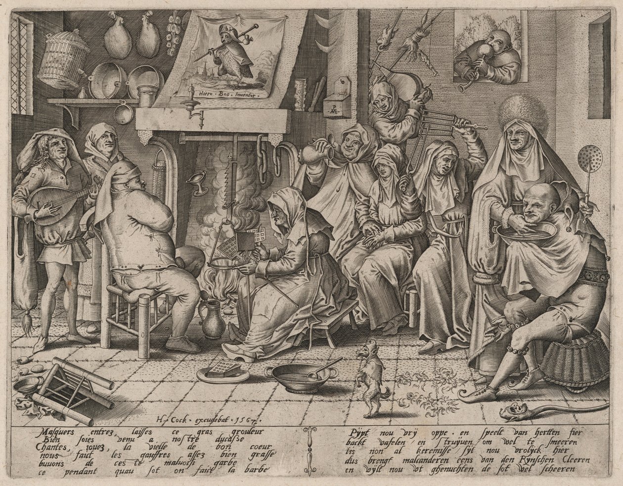 Faschingsdienstag von Hieronymus Cock