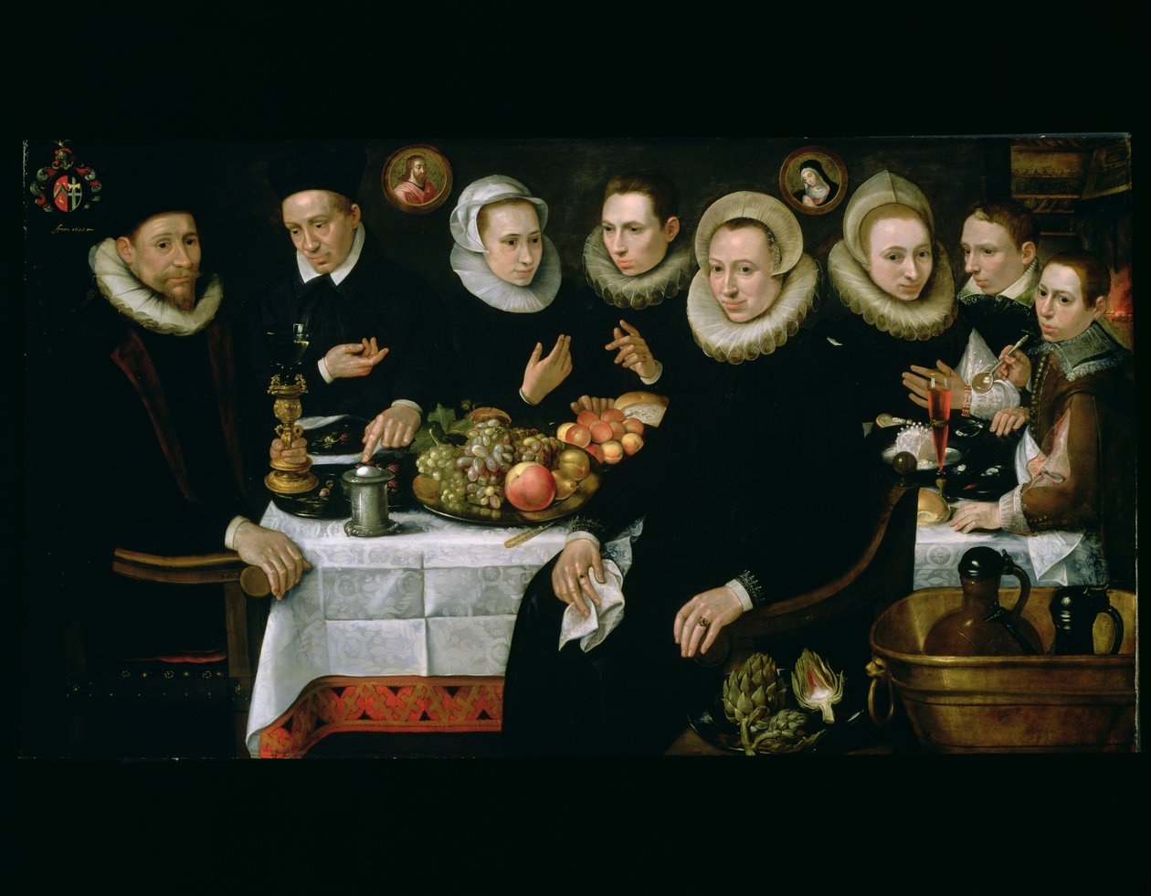 Die Familie von Adrien de Witte (1555-1616) 1608 von Hieronymus Francken