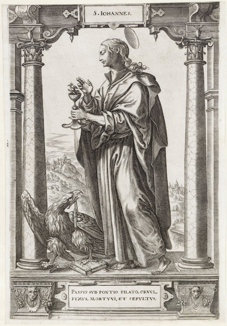 H. Johannes de Evangelist von Hieronymus Wierix