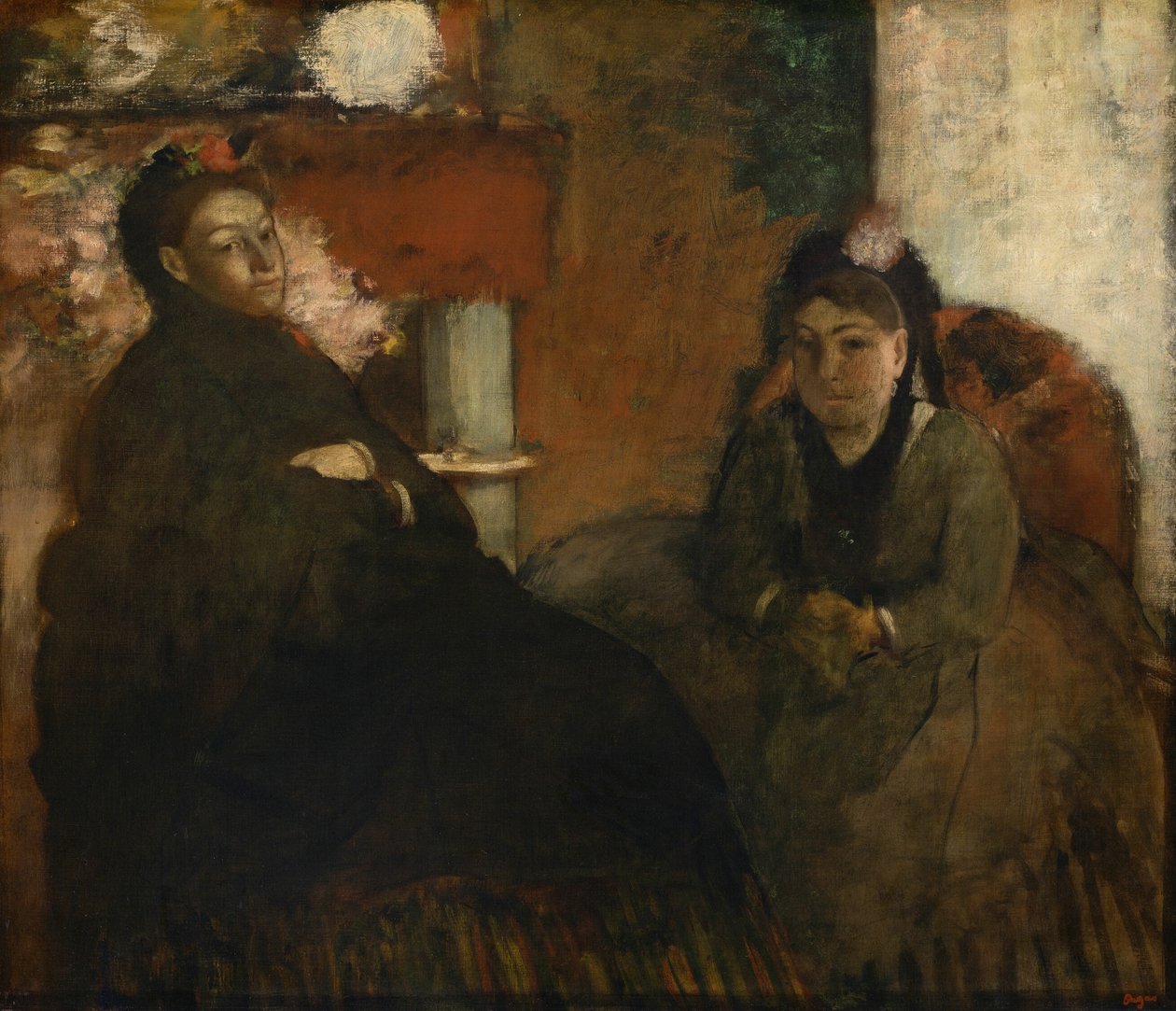 Porträt von Mme Lisle und Mme Loubens von Hilaire Germain Edgar Degas