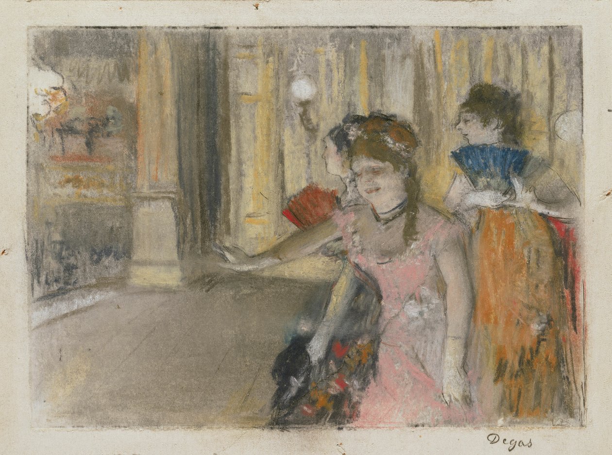 Sänger auf der Bühne von Hilaire Germain Edgar Degas