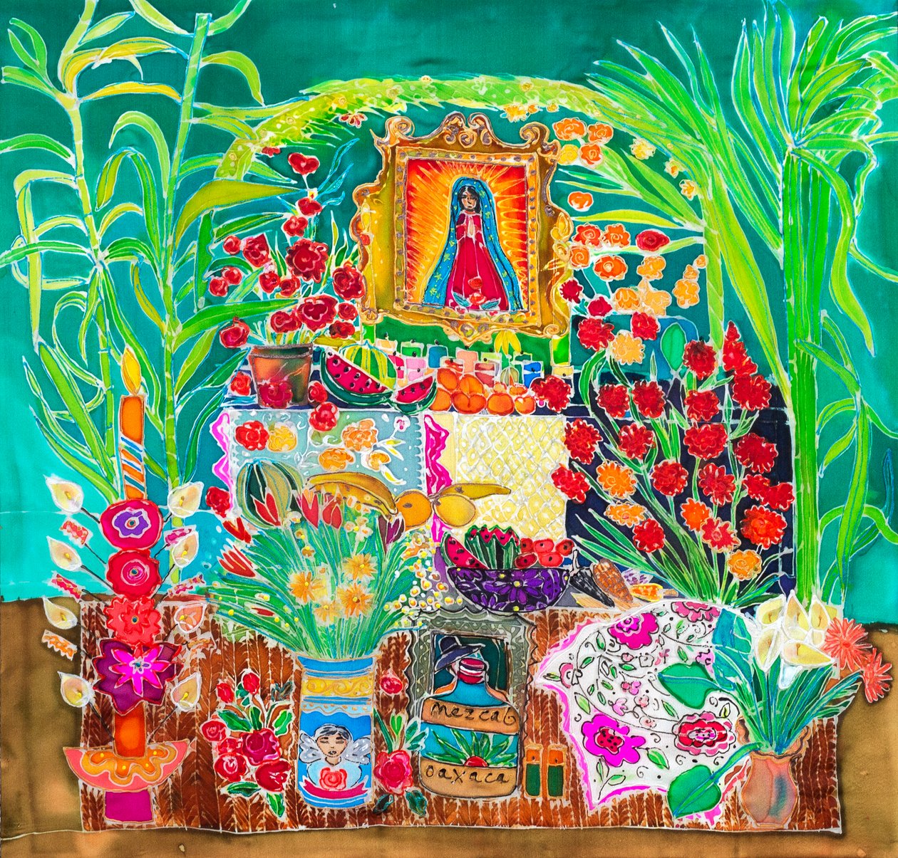 Schrein, Tag der Toten, Oaxaca von Hilary Simon