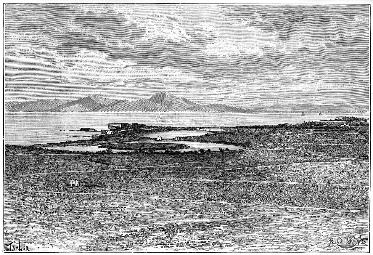Alte Häfen von Karthago, Tunesien, ca. 1890 von Hildibrand