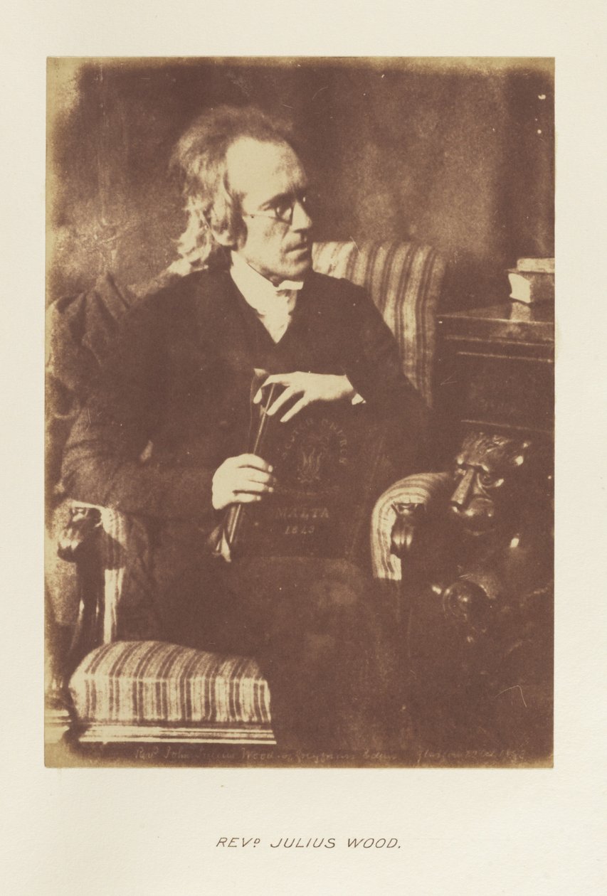 Rev. John Julius Wood von Greyfriars, Edinburgh von Hill and Adamson