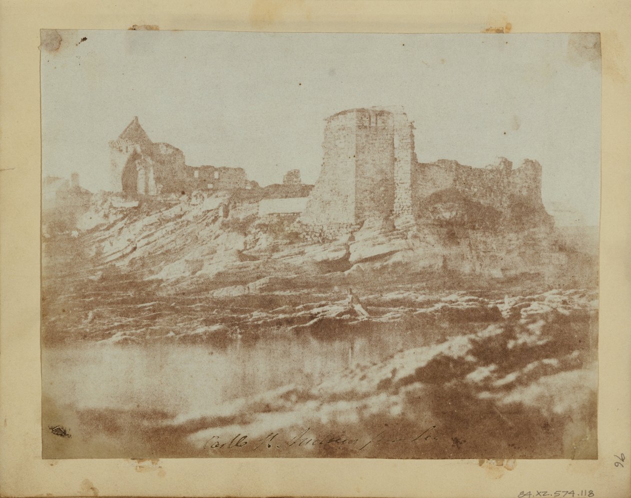 St. Andrews Schloss von Nordwesten von Hill and Adamson