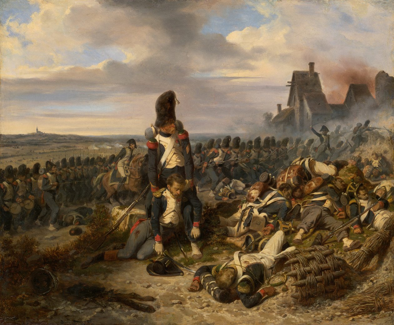 Schlachtenszene, ca. 1825 von Hippolyte Bellange