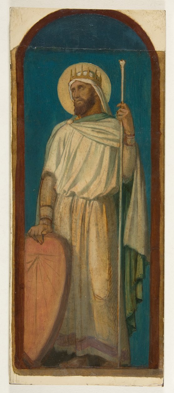 Hiskia, König von Juda von Hippolyte Flandrin