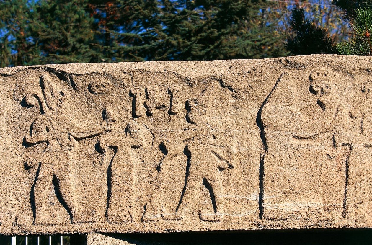 Relief aus Kultepe (Kanesh), Kappadokien, Türkei, Hethitische Zivilisation, 3. Jahrtausend v. Chr. von Hittite
