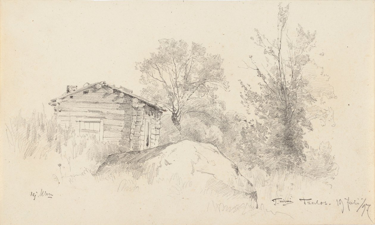 Verfallene Hütte von Hjalmar Munsterhjelm