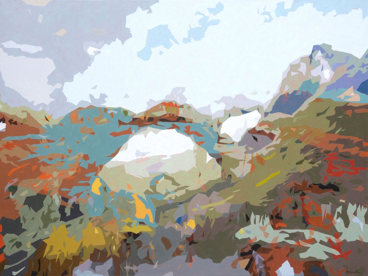 Landschaft Obscura - 12, 2024 von Holly Boruck