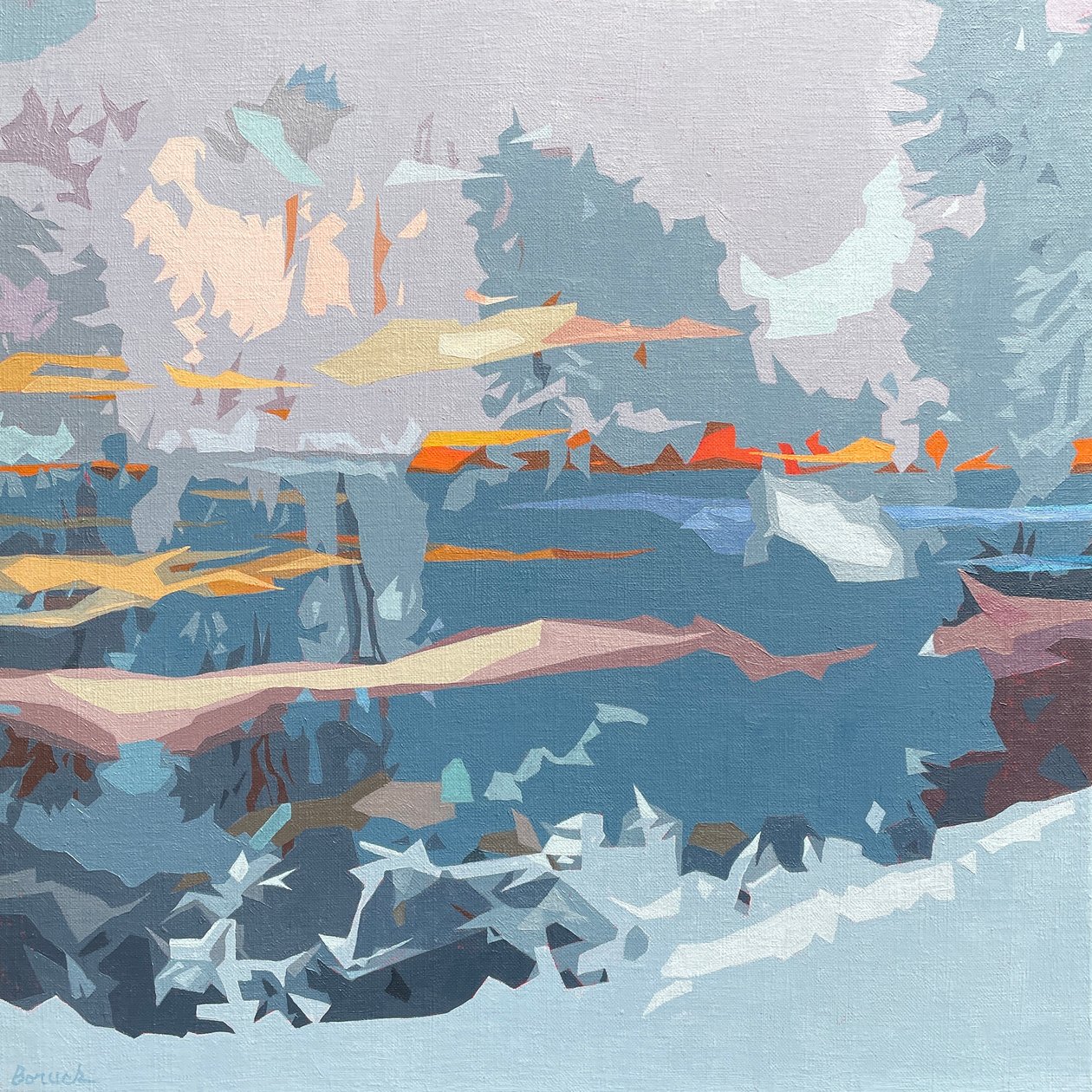Landschaft Obscura Nr. 5, 2023 von Holly Boruck